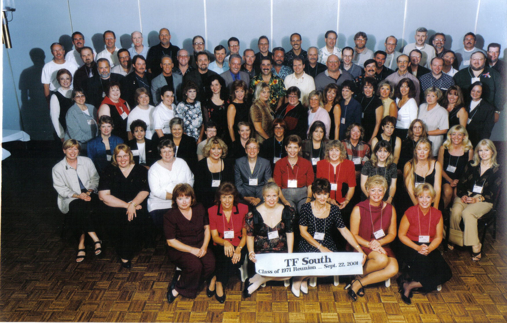 This is the 30 Year Reunion for the Class of 1971 from TFS